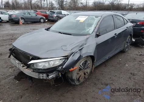 2017 Honda Civic Ex-T z USA, uszkodzony, nr VIN 19XFC1F34HE021669